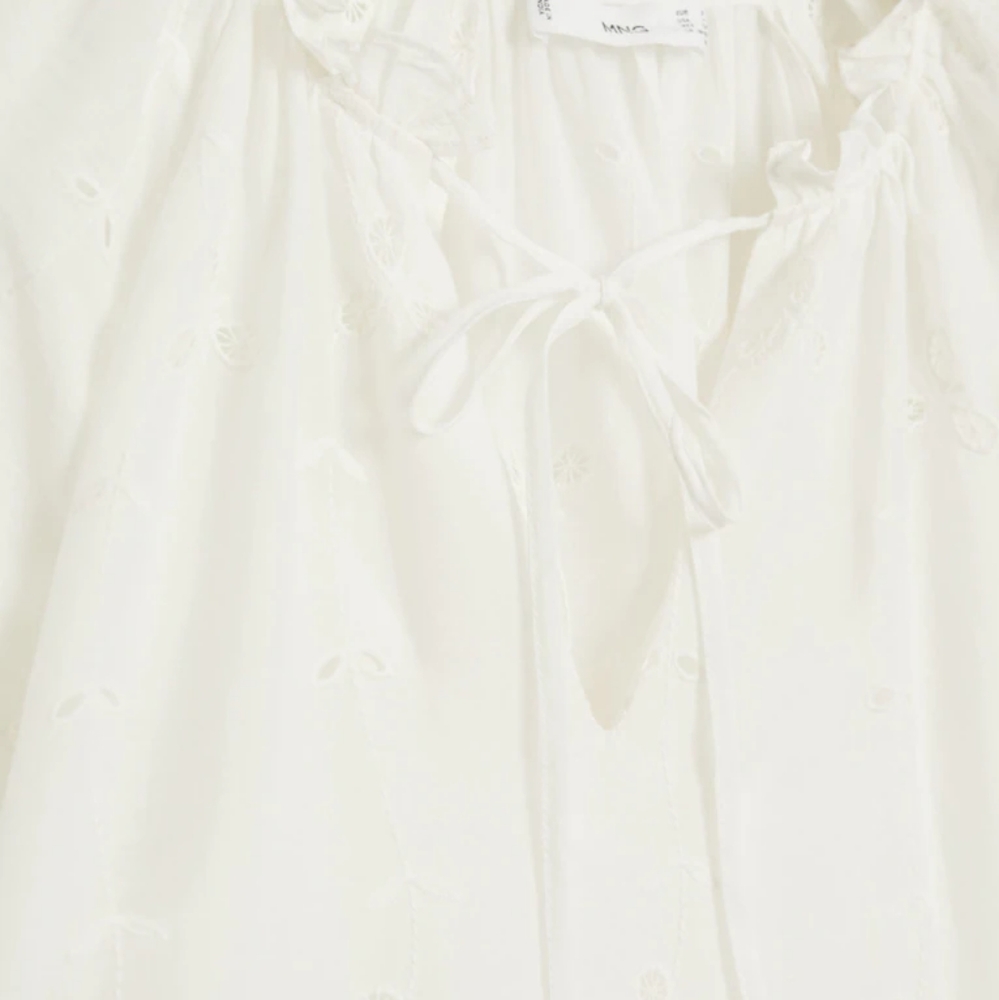 🔥Last 1🔥MANGO Embroidered cotton flare dress - Picture 6 of 8
